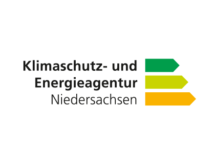 Text \"Klimaschutz- und Energie-Agentur Niedersachsen\"